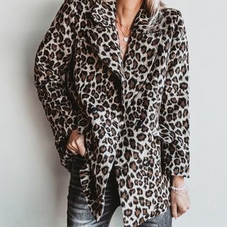 Leopard boyfriend blazer  *NEW*