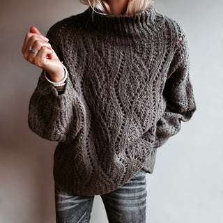 SAID vintage grey / brown knit *NEW*