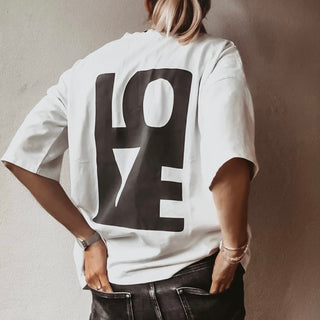 LOVE tee vintage white *NEW*