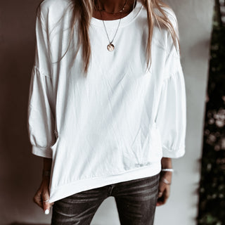 WHITE ULTIMATE super slouchy top *NEW*