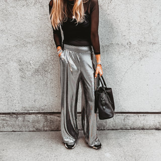 Metallic SiLVER palazzos *NEW*