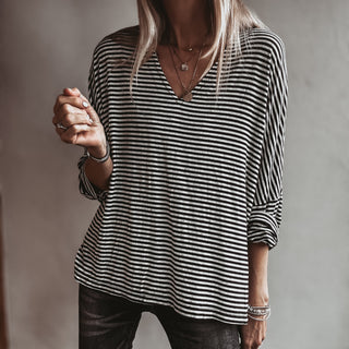 Montage V neck breton striped top *NEW*