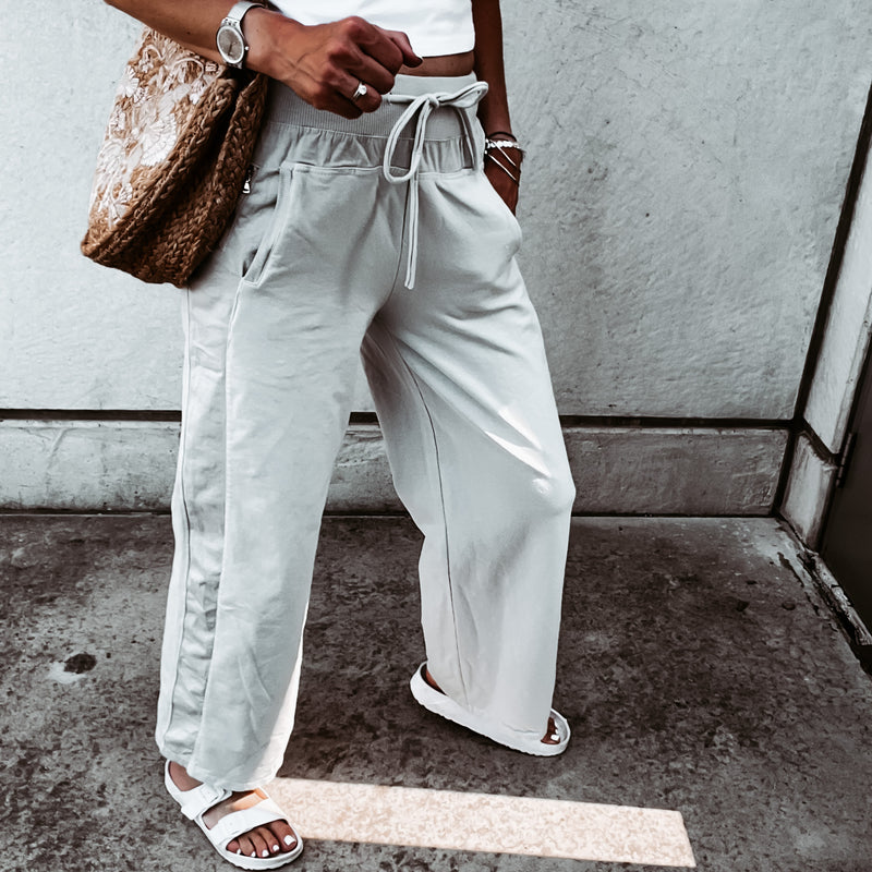 Ultimate WHITE jogger palazzo's *NEW* – Lucy Dodwell