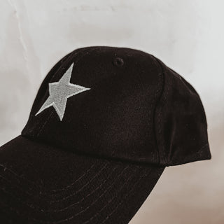 Black / Grey STAR baseball cap *NEW*