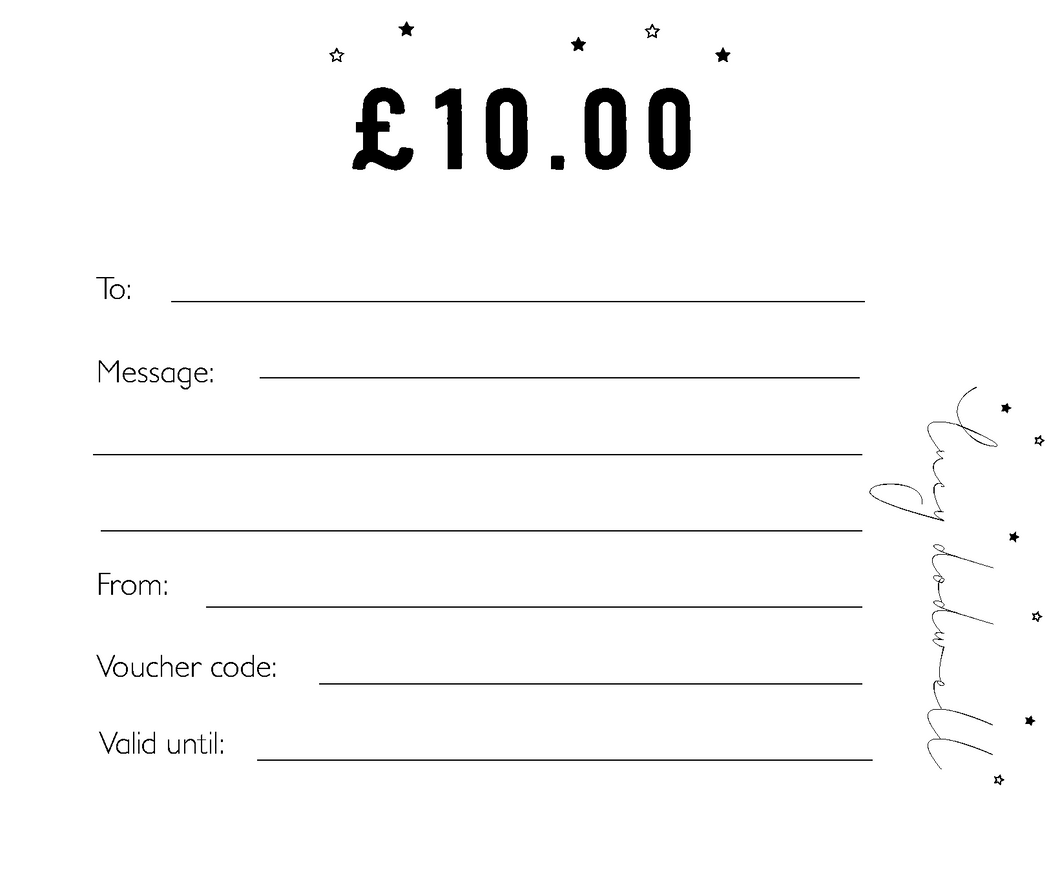 £10 gift voucher