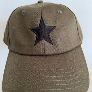 Khaki STAR baseball cap *NEW*