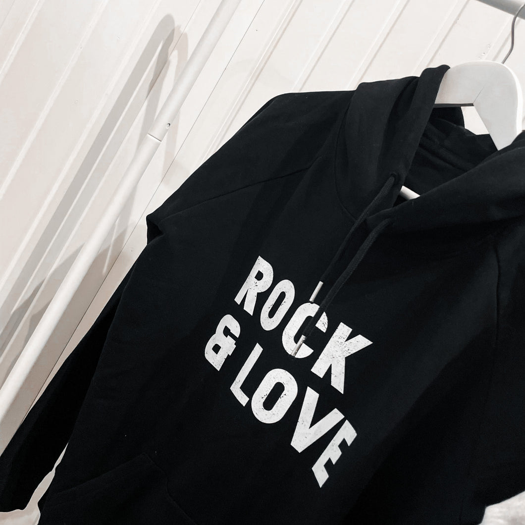 SAMPLE Black rock & love hoody