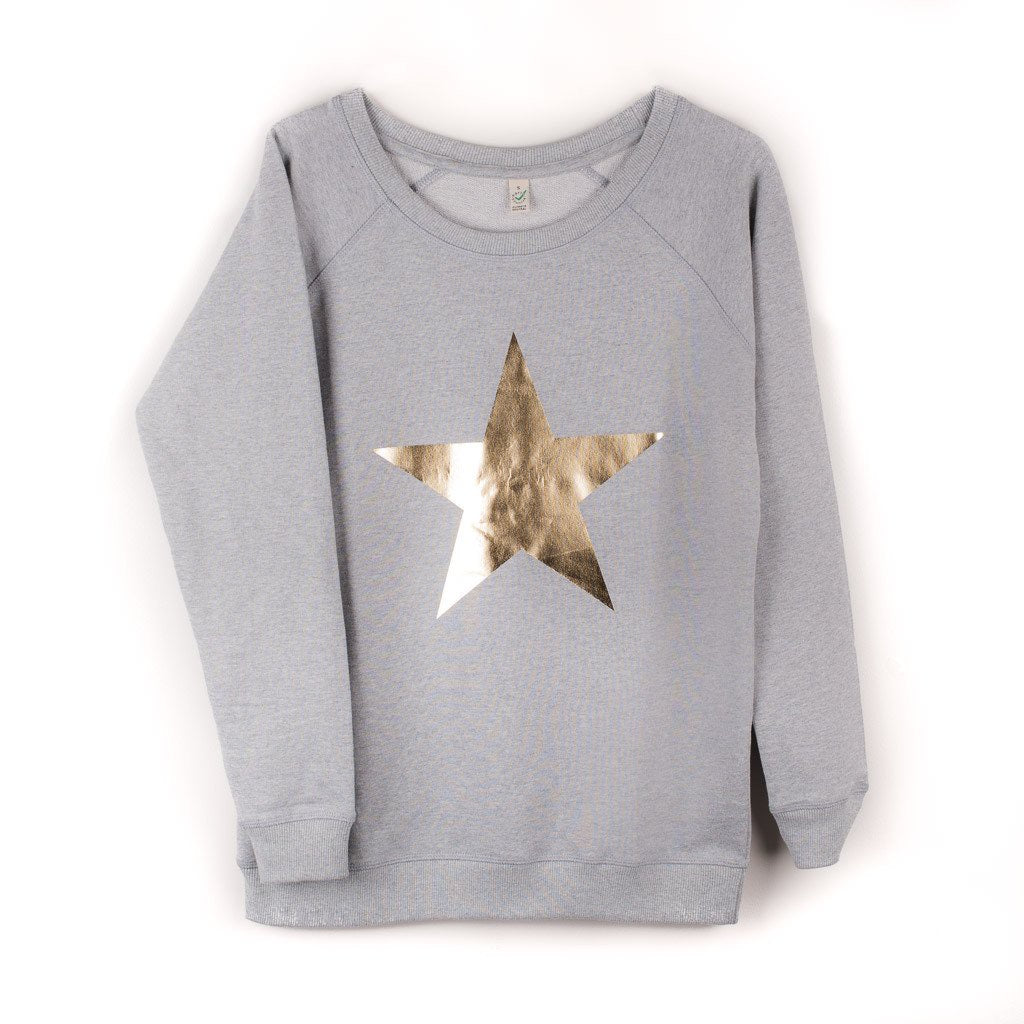 PRE-LOVED Gold star sweatshirt