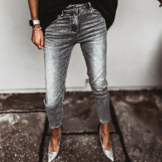 Ravello vintage grey BIKER jeans