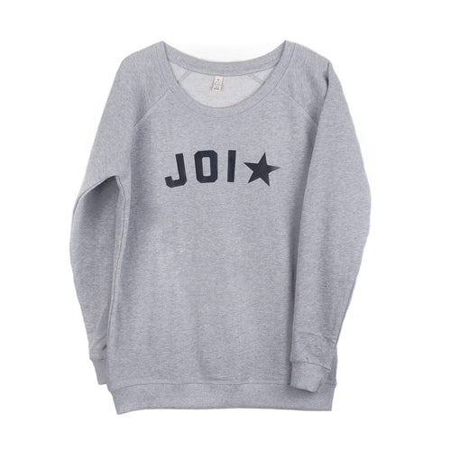 Black Joia on light grey sweat (M)